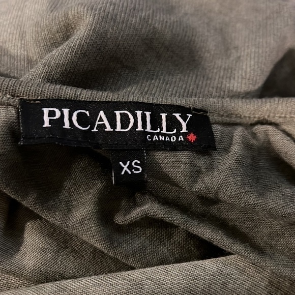 PICADILLY LAYERED LOOK TUNIC TOP SIZE XS - Picture 9 of 9